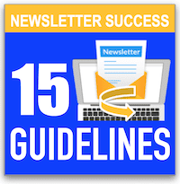 Newsletter success : 15 guidelines