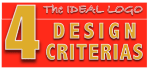 Four design criteria of an ideal logo